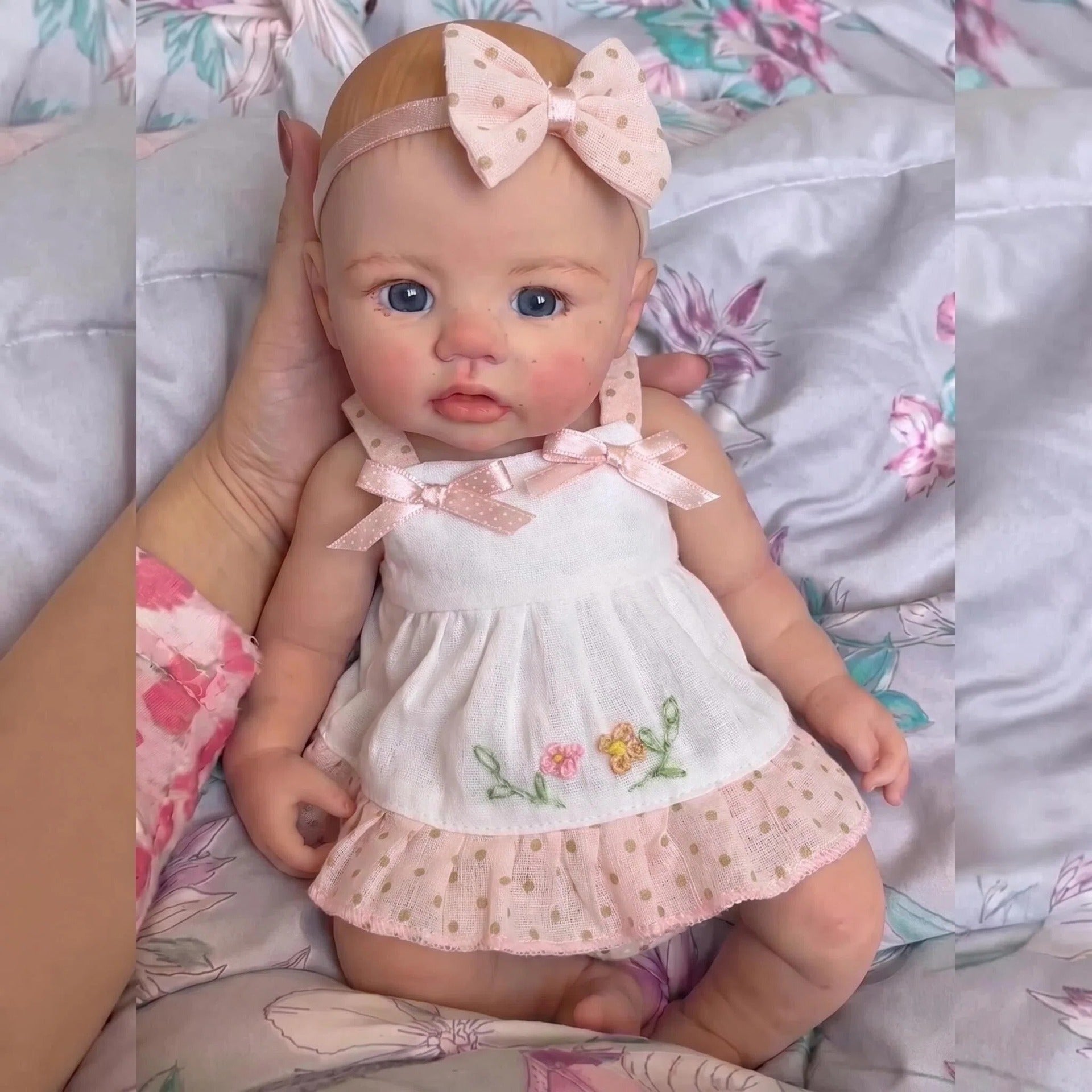12 Inch Full Silicone Reborn Baby Doll, Companion Toy for Kids & Adult Collectors, Wonderful Gift for Birthdays, Baby Showers and All Holiday Celebrations