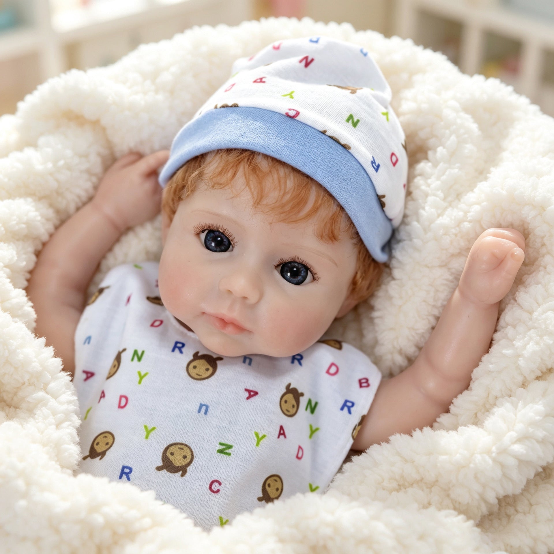 Fine‑Crafted 18 inch with Full Silicone Reborn Doll, Play‑and‑Display Doll, Ideal Selection for Birthday Surprises and Seasonal Holiday Gifting
