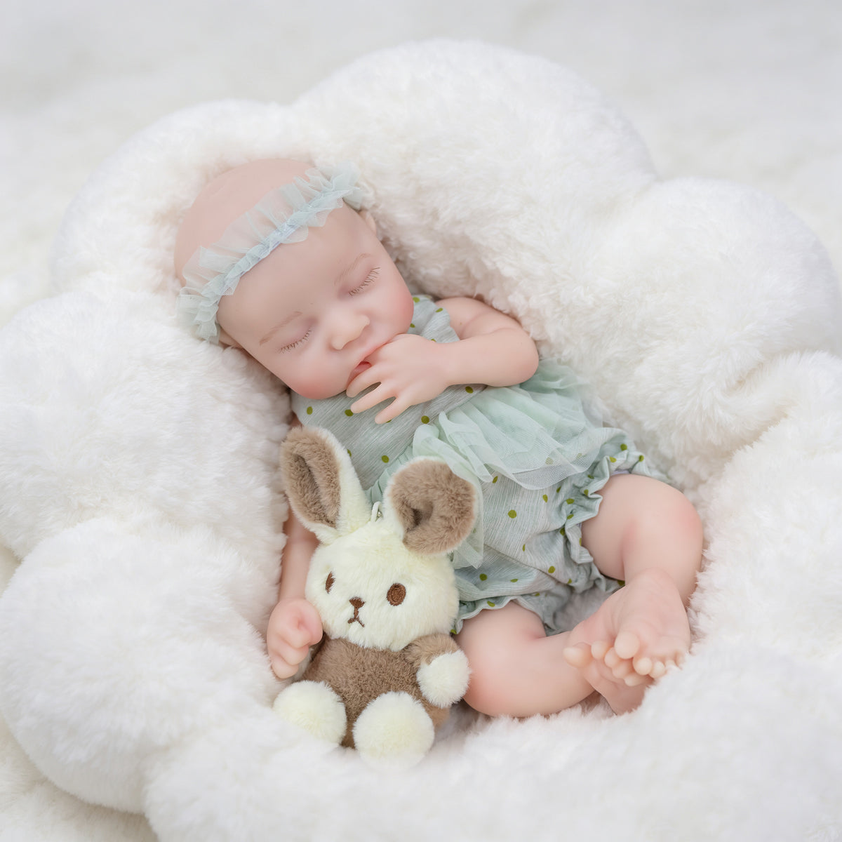 12 Inch Full Silicone Lifelike Doll, Keepsake Toy for Kids and Adult Collectors