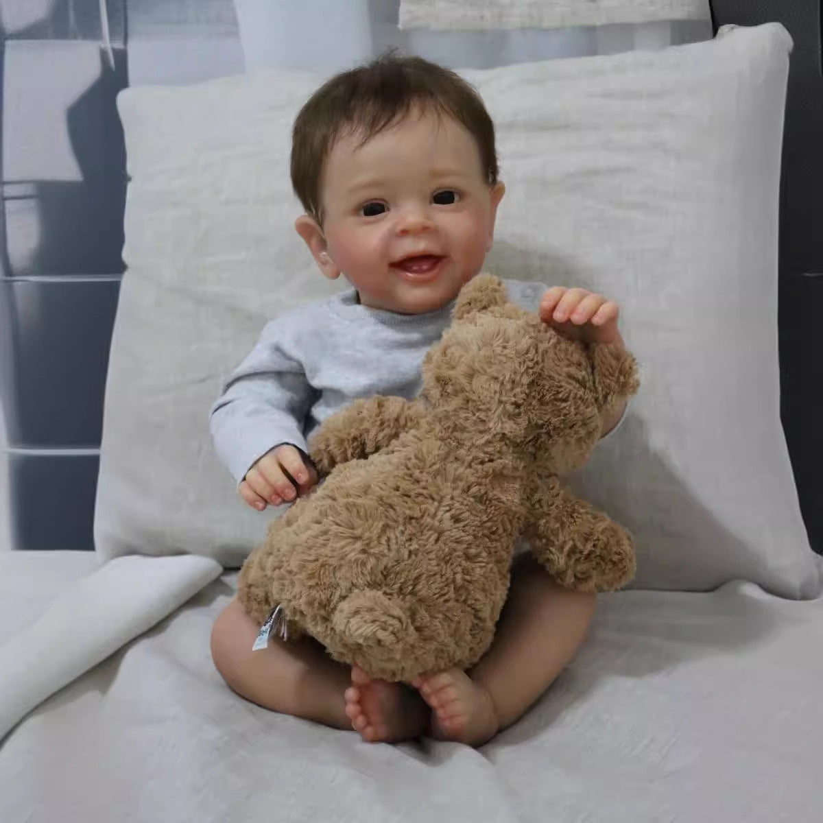 23Inch Realistic Reborn Baby Dolls with Cloth Body Doll Newborn Doll for Gift