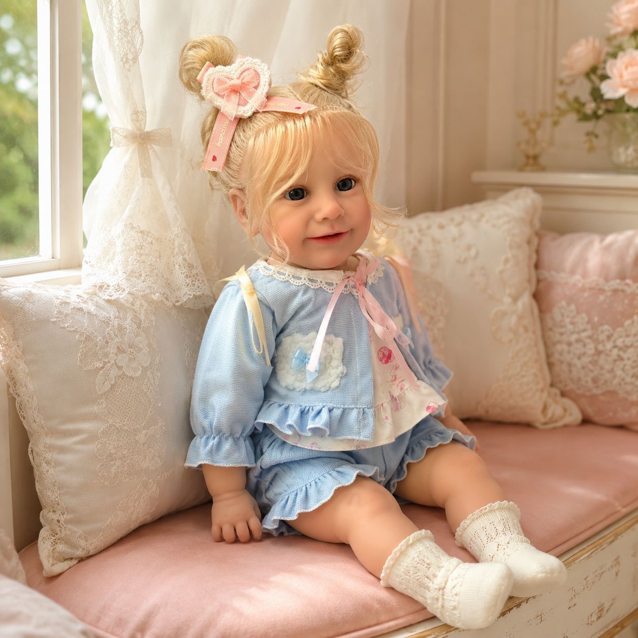 24 Inch with Cloth Body Reborn Style Doll, Thoughtful Keepsake for Birthday Moments and Upcoming Holiday Seasons