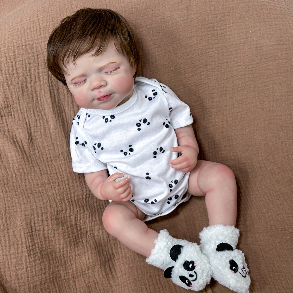 20 Inch Full-Vinyl Lifelike Sleepy Baby Doll, Timeless Keepsake for Birthdays and Holiday Gift Seasons