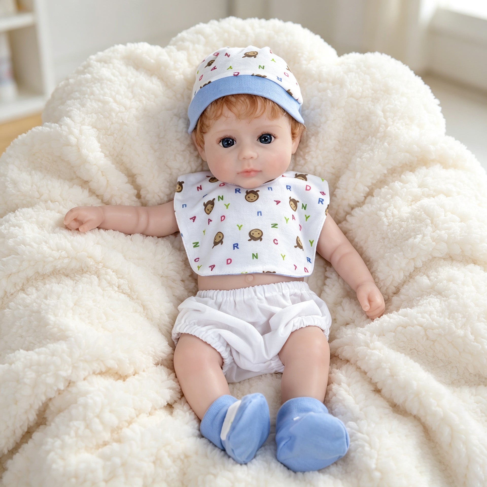 Fine‑Crafted 18 inch with Full Silicone Reborn Doll, Play‑and‑Display Doll, Ideal Selection for Birthday Surprises and Seasonal Holiday Gifting