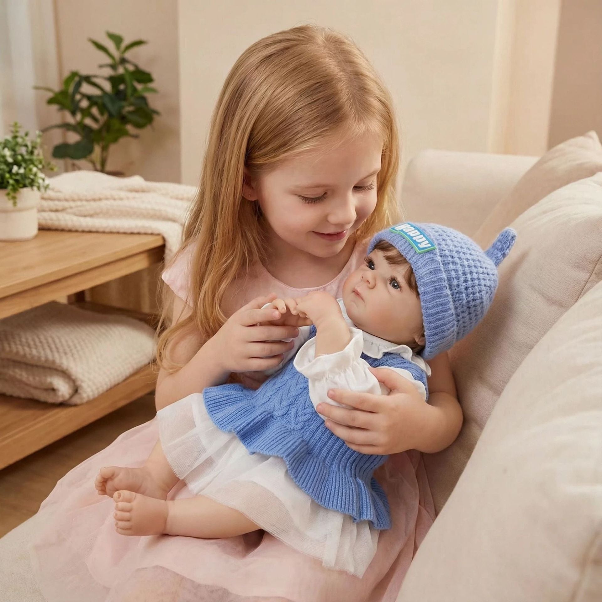 18 Inch Lifelike Reborn Baby Dolls, Full Body Vinyl Lifelike Real Looking Veins, Newborn Baby Dolls