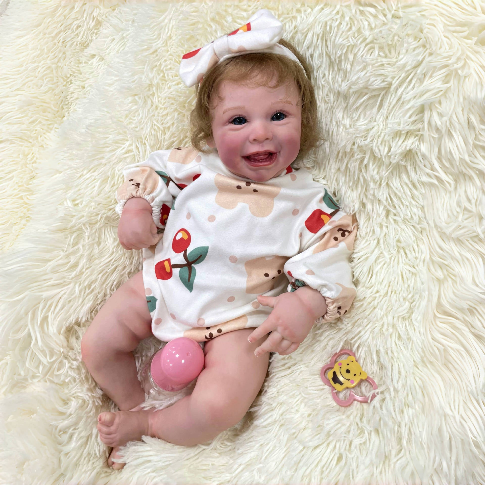 22inch Lifelike Reborn Baby Dolls with Cloth Body Kids Play Toy Gift for Girls