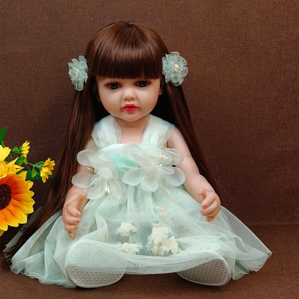 22 Inch with Full Vinyl Sound‑Sensor Reborn Doll, Engaging Companion Play Toy, Perfect Present for Kids & Adult Collectors on Special Days