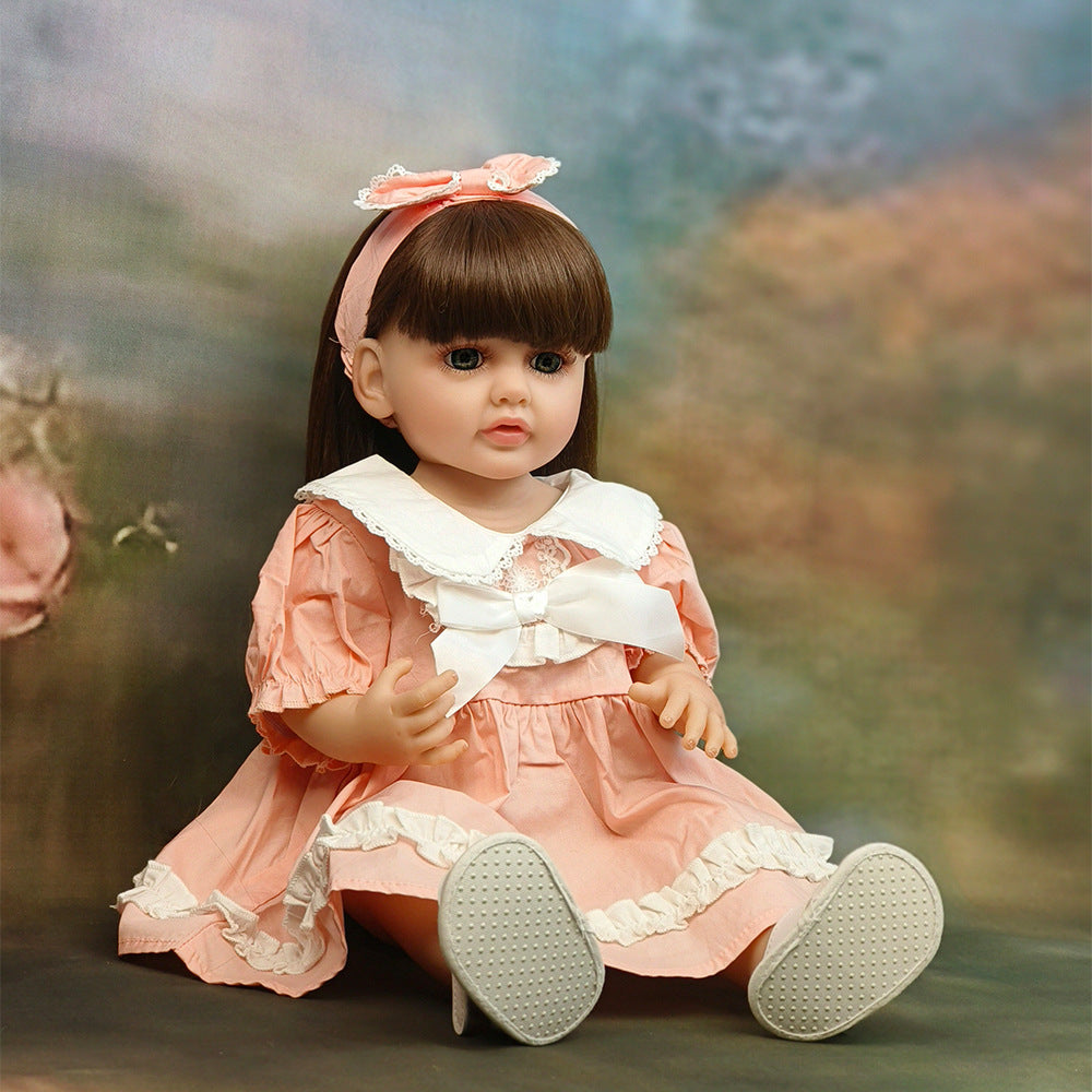 22 Inch with Full Vinyl Sound‑Sensor Reborn Doll, Engaging Companion Play Toy, Perfect Present for Kids & Adult Collectors on Special Days