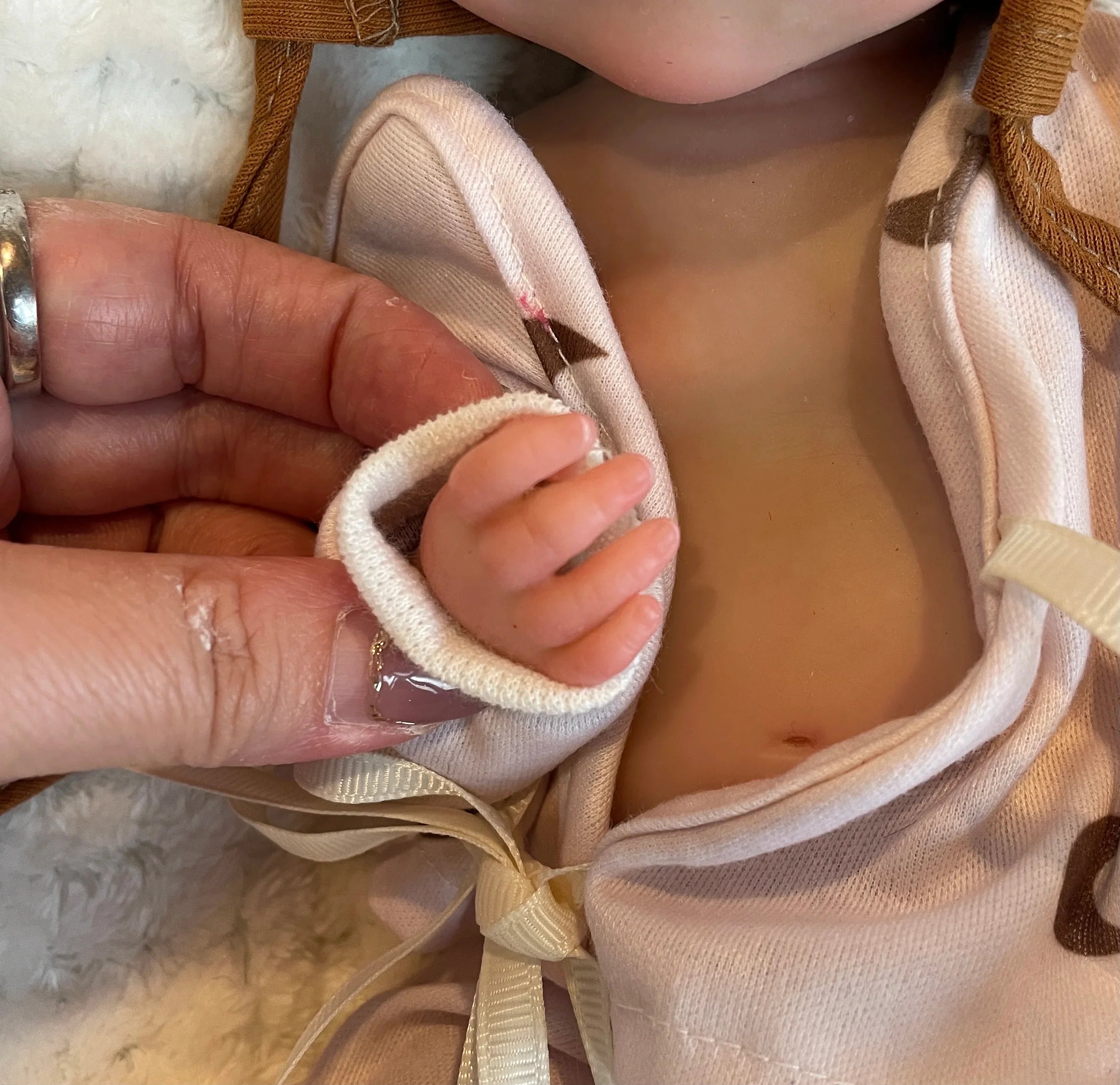 12-Inch/30cm Real Solid Silicone Twin Girls - Lifelike Full Body Mini Reborn Sisters Set