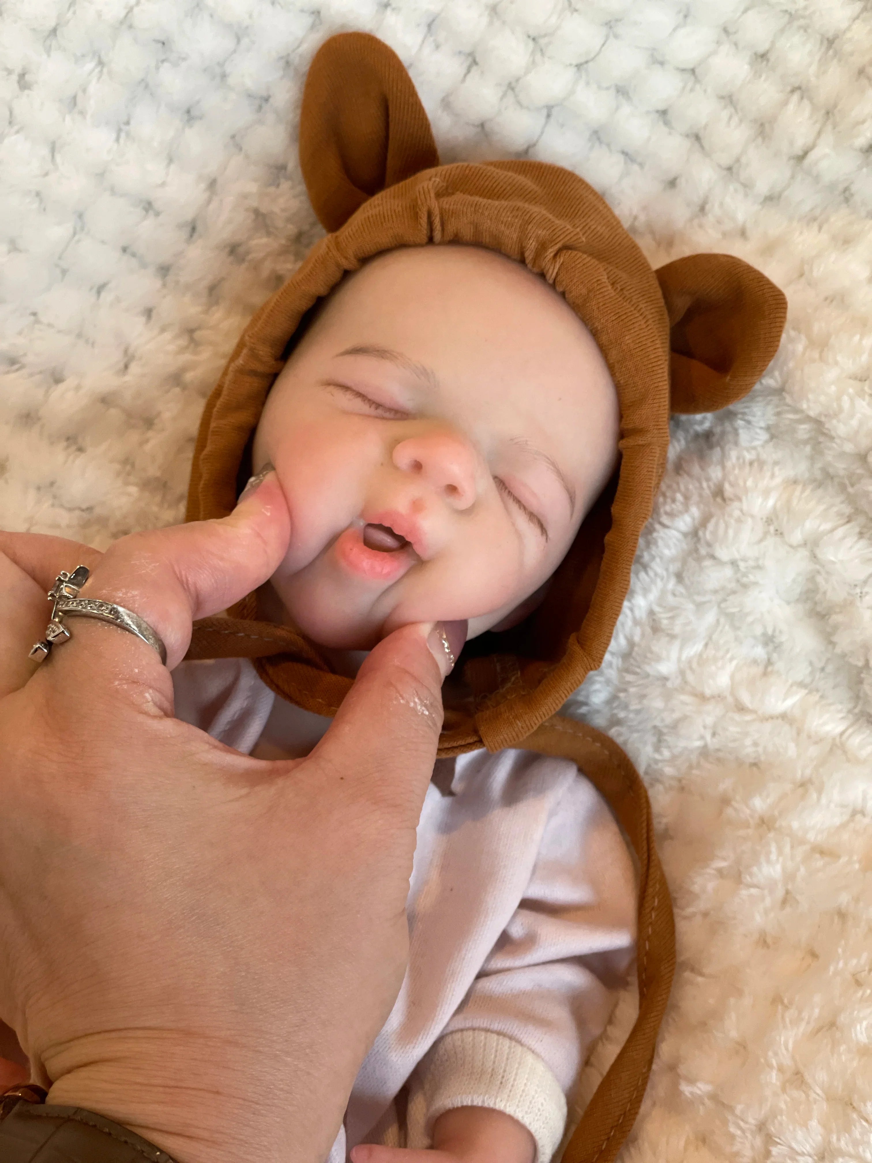 12-Inch/30cm Real Solid Silicone Twin Girls - Lifelike Full Body Mini Reborn Sisters Set