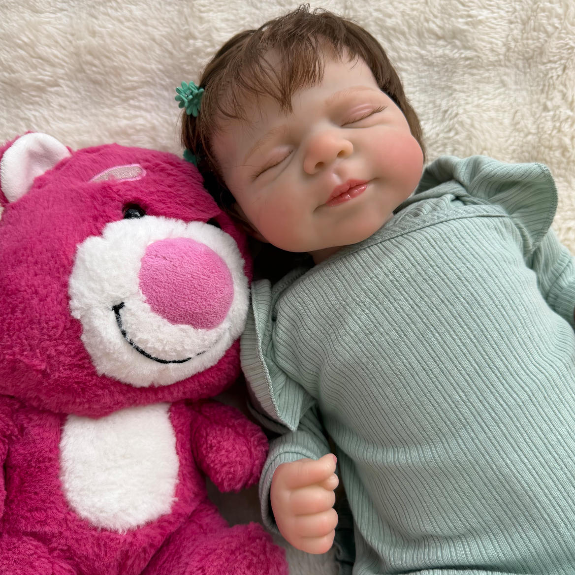 18-Inch/45cm Pascale Newborn Baby Reborn Doll Lifelike Soft Touch