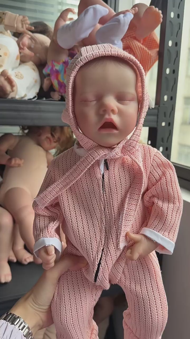Soft Full Vinyl 18 Inch Realistic Baby Doll, All‑Age Companion Toy for Festive Gifting