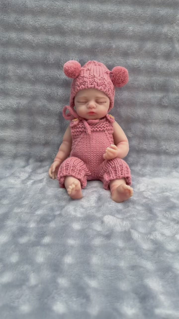 12inch 30CM Full Solid Silicone Reborn Baby Doll Flexible Stretchy Super Soft Realistic Dolls Best Gift