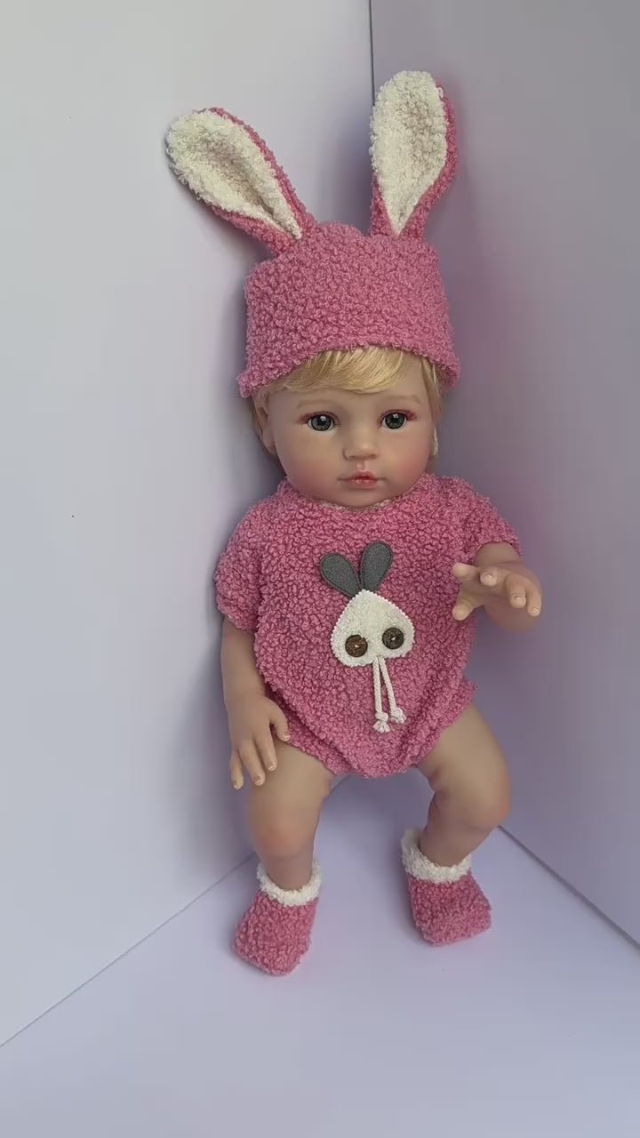 18 Inch with Full Vinyl Body Reborn Doll, Thoughtful Gift Selection for Birthday Milestones and International Holiday Occasions