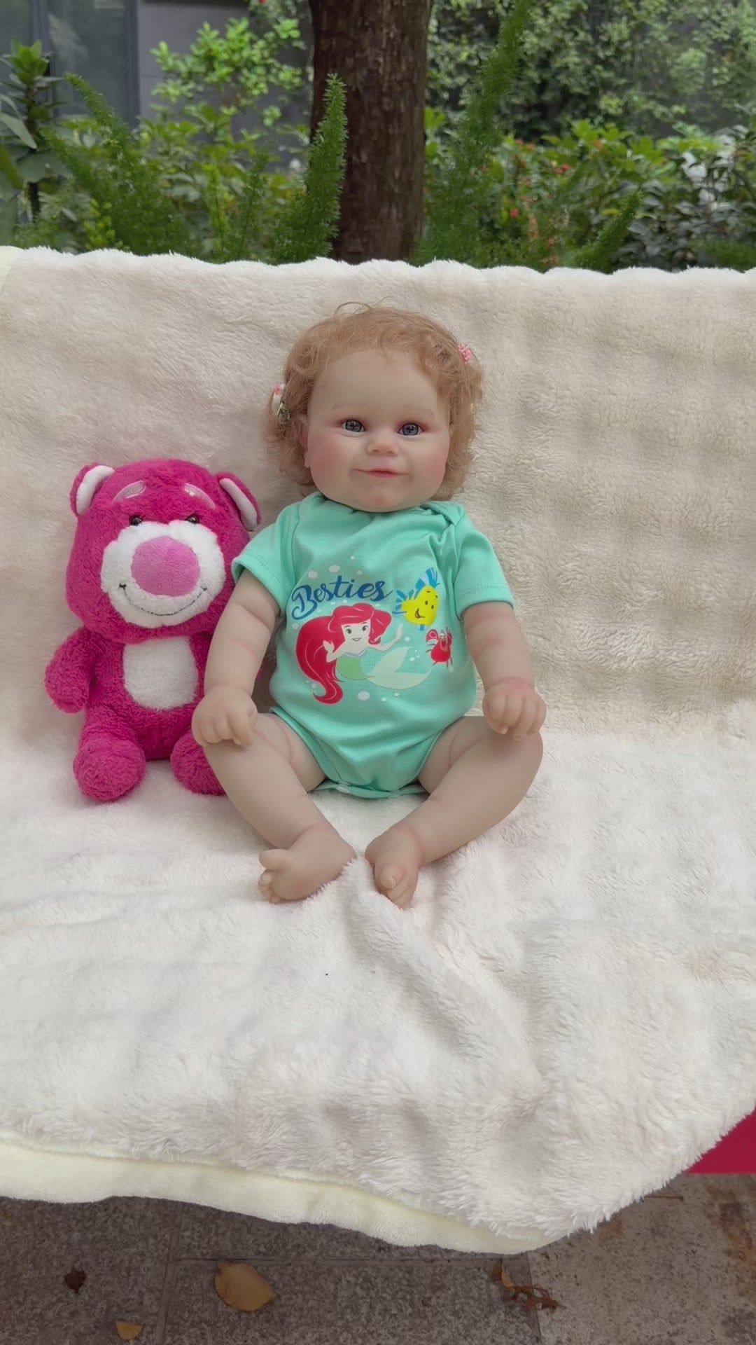 50cm Simulated Baby Full Vinyl Rebirth Doll 3D Skin