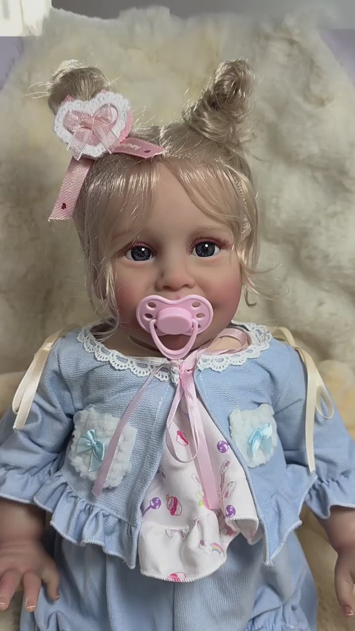 24 Inch with Cloth Body Reborn Style Doll, Thoughtful Keepsake for Birthday Moments and Upcoming Holiday Seasons